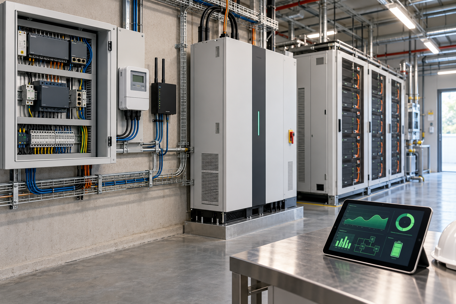 BMS and EMS energy monitoring controls